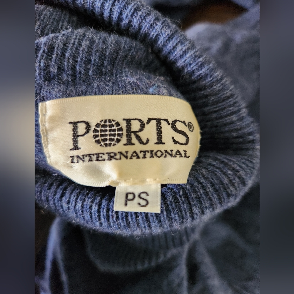Cableknit Cashmere Sweater Vintage Small - Picture 6 of 6